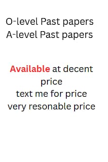 O levek and alevel used books and past availabble at very decent pric