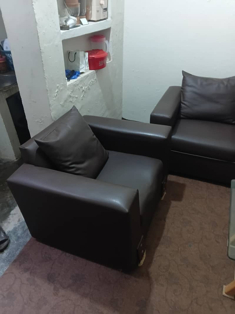 black sofa set 1