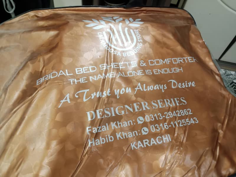 bridal bedsheet 1