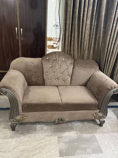 Brown sofa