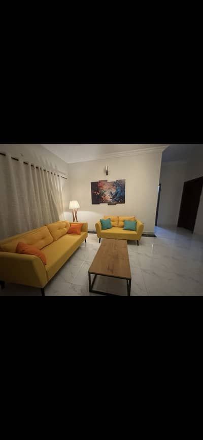 Habbit 5 Seater Sofa Set (3+2) with Coffee Table and Cushions