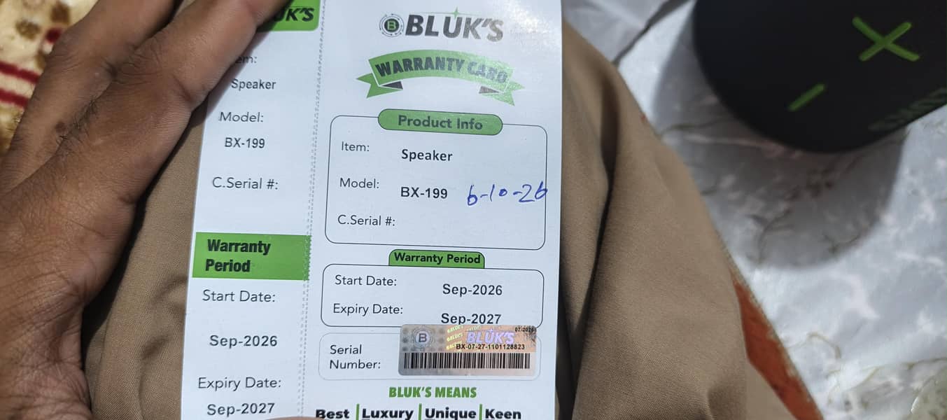 Bluks Bluetooth speaker 3