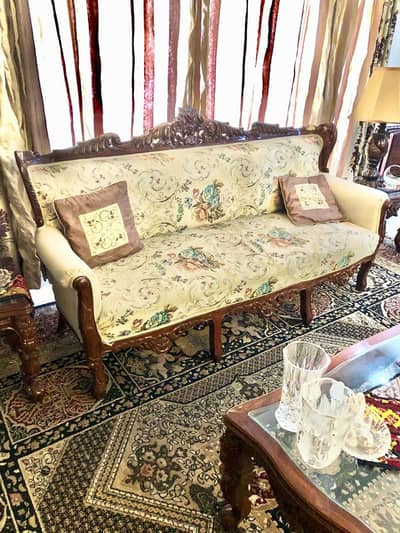 sofa set for sale  sheesham wood sofa set