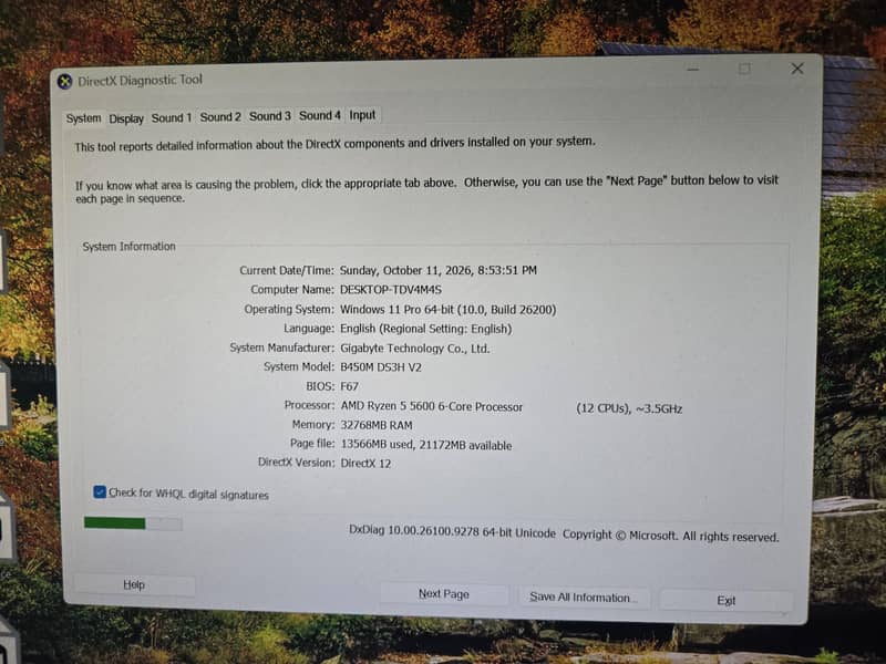 Ryzen 5 5600 pc without gpu 3