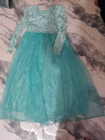 beautiful blue maxi for 10 year old girl