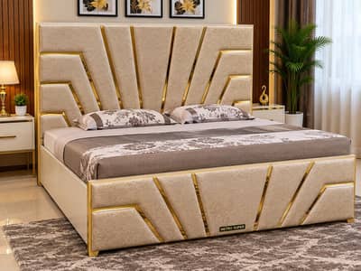 Double bed wooden king siza Double bed set