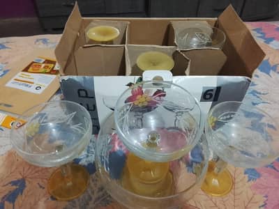 sweet set one large bowl with six Small bow  03032073933l