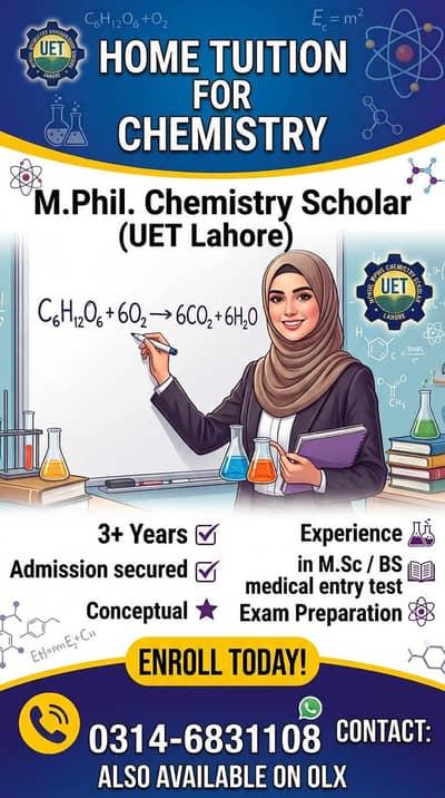 Home Tuition for Chemistry