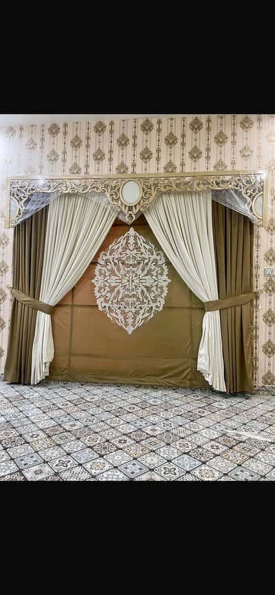 Luxury Curtains with Wooden Frame: Custom-made