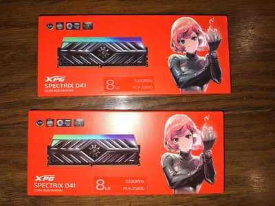 16 gb xpg spectrix ddr4 3200 mhz ram with box and receipt