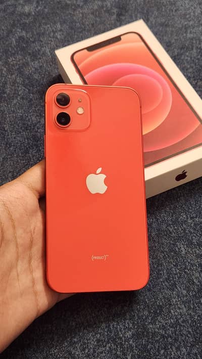 Apple iPhone 12 (Red) 10/10 Official PTA Approved