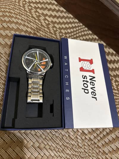 Never Stop Rotating Dial watch