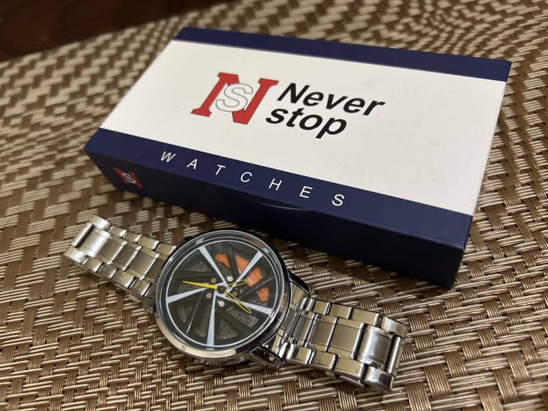 Never Stop Rotating Dial watch 1