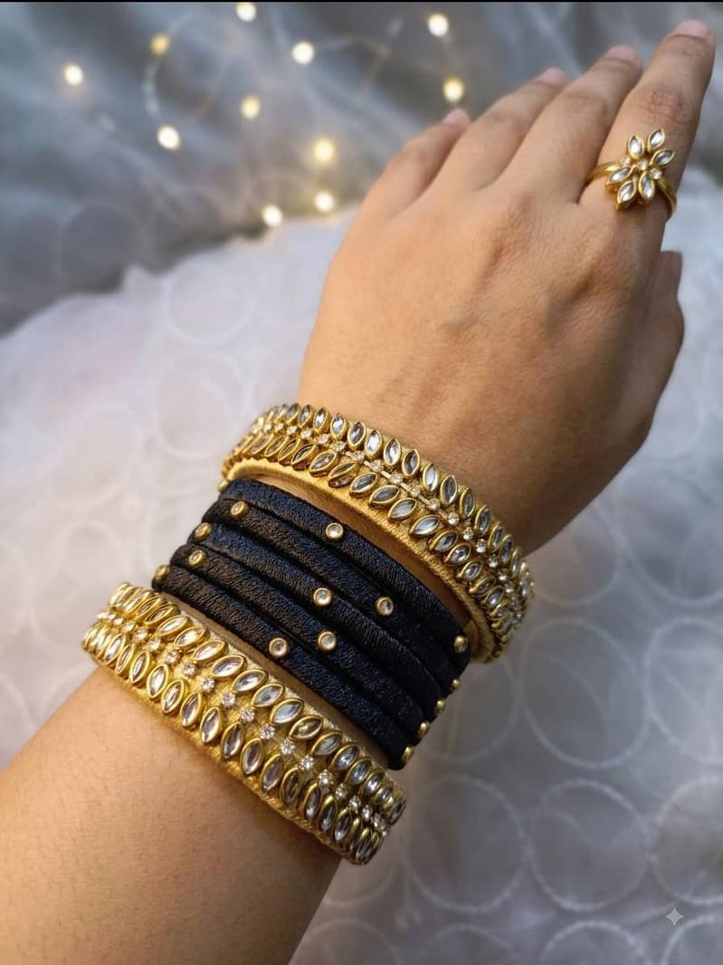 Kundan Bangles 3