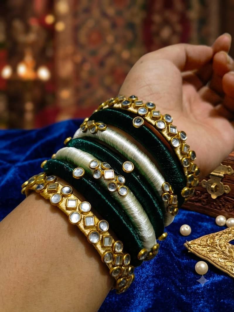 Kundan Bangles 4