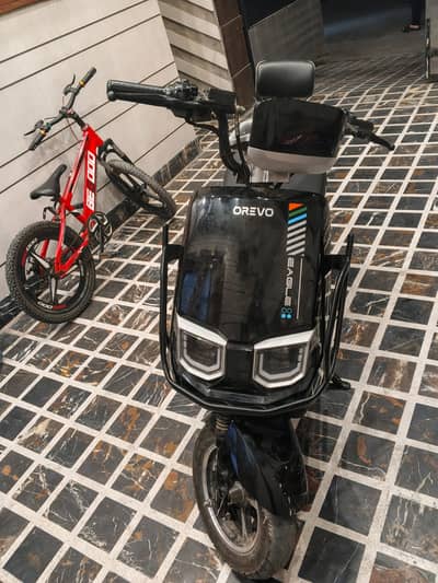 Orevo Electric Scooter 1000W Black | 4 Months Warranty