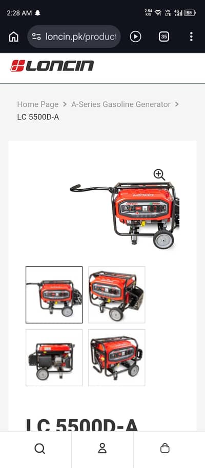 Loncin Generator 3 KV without battery
