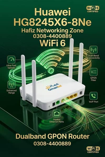 Huawei Optical Fiber wifi 6/ 5ghz Dual-band long Renge wifi Router