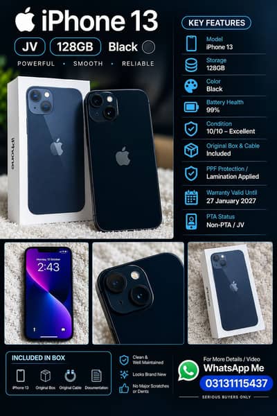Apple iPhone 13 Jv 128gb