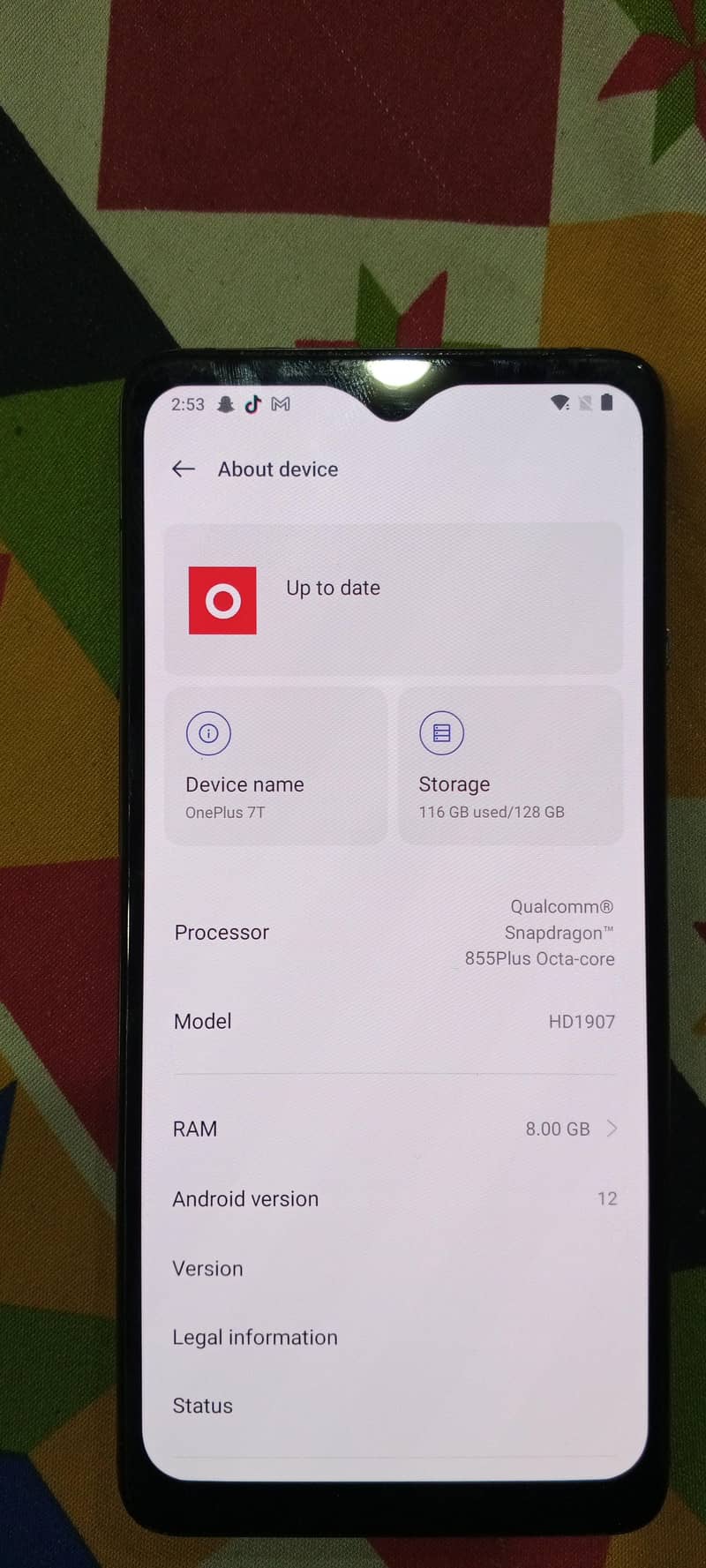 One Plus 7T 0