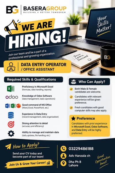 Career Opportunities at BASERA GROUP
