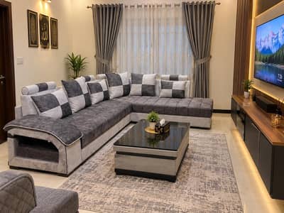 SOFA L SHAPE 6 SEATER LUXURY STYLE OPEN STYLE 03281010987
