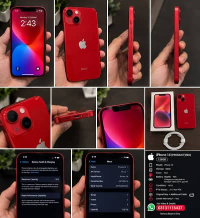 iPhone 14 Jv Red 128 gb