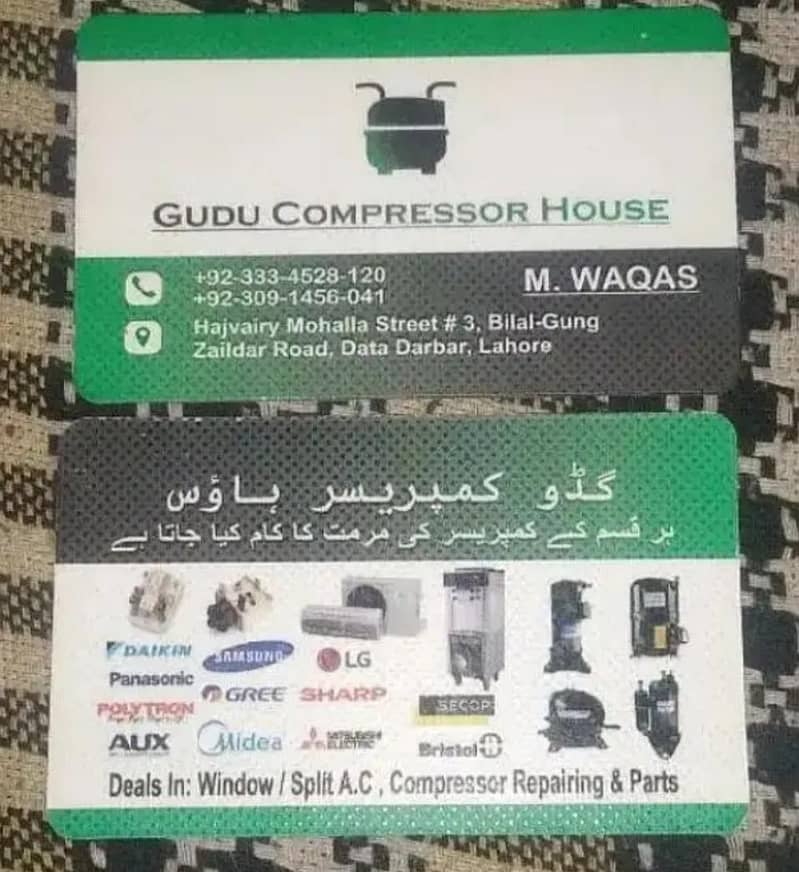 Ac compressor dc inverter split window compressor 1
