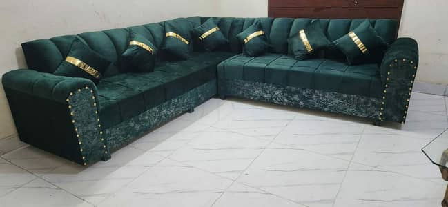 SOFA L SHAPE 6 SEATER BRAND NEW PLZ CALL 03261271600
