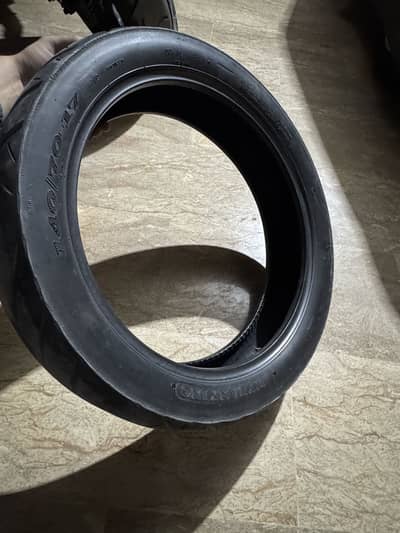 Heavybike tyre used condition 140/70/17
