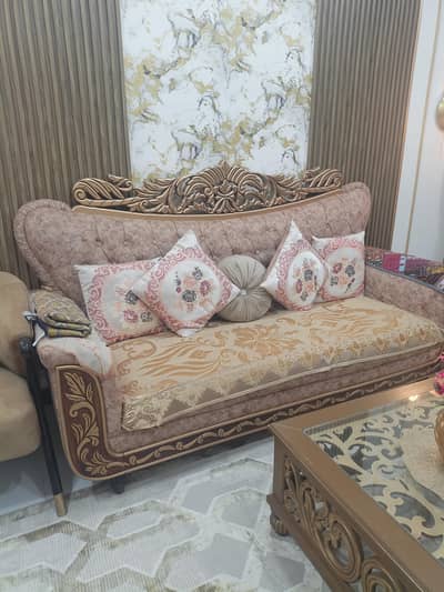 7 Seater Sofa Set for Sale | Excellent Condition | Well Maintained