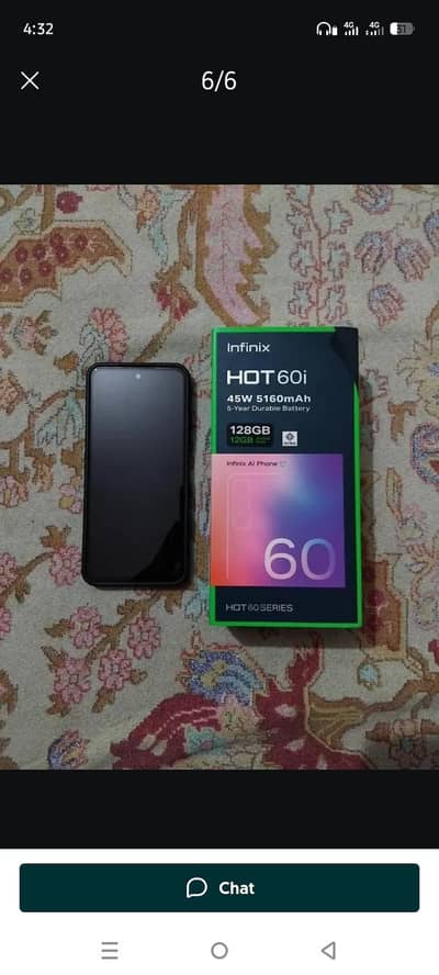 Infinix Hot 60i 6gb 128gb (03477824083)