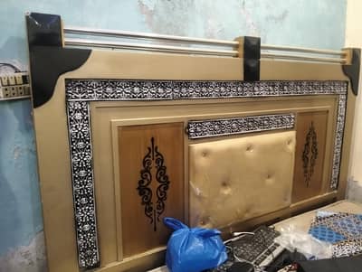 Bed Dressing Table with Side Tables For Sale