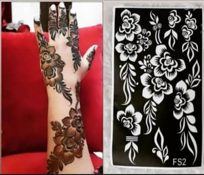 Arabi bridal mehndi designs
