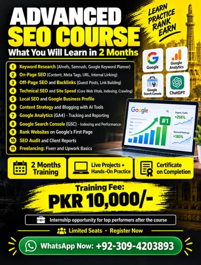 SEO Internship Program | Learn, Practice and Get Hired