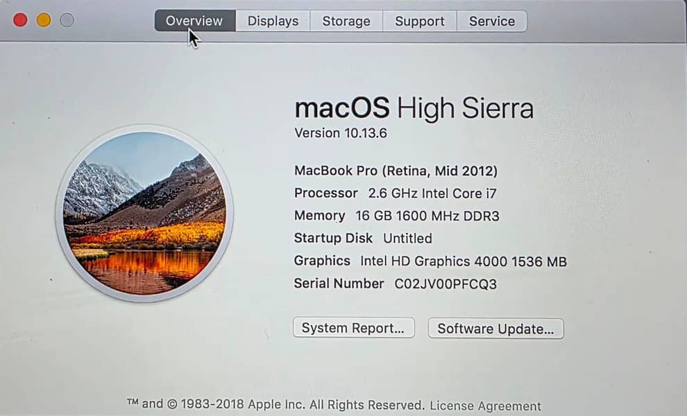 mac book pro 9