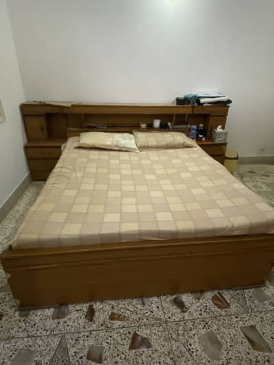 King Size Bed Set(Used) | Urgent Sale
