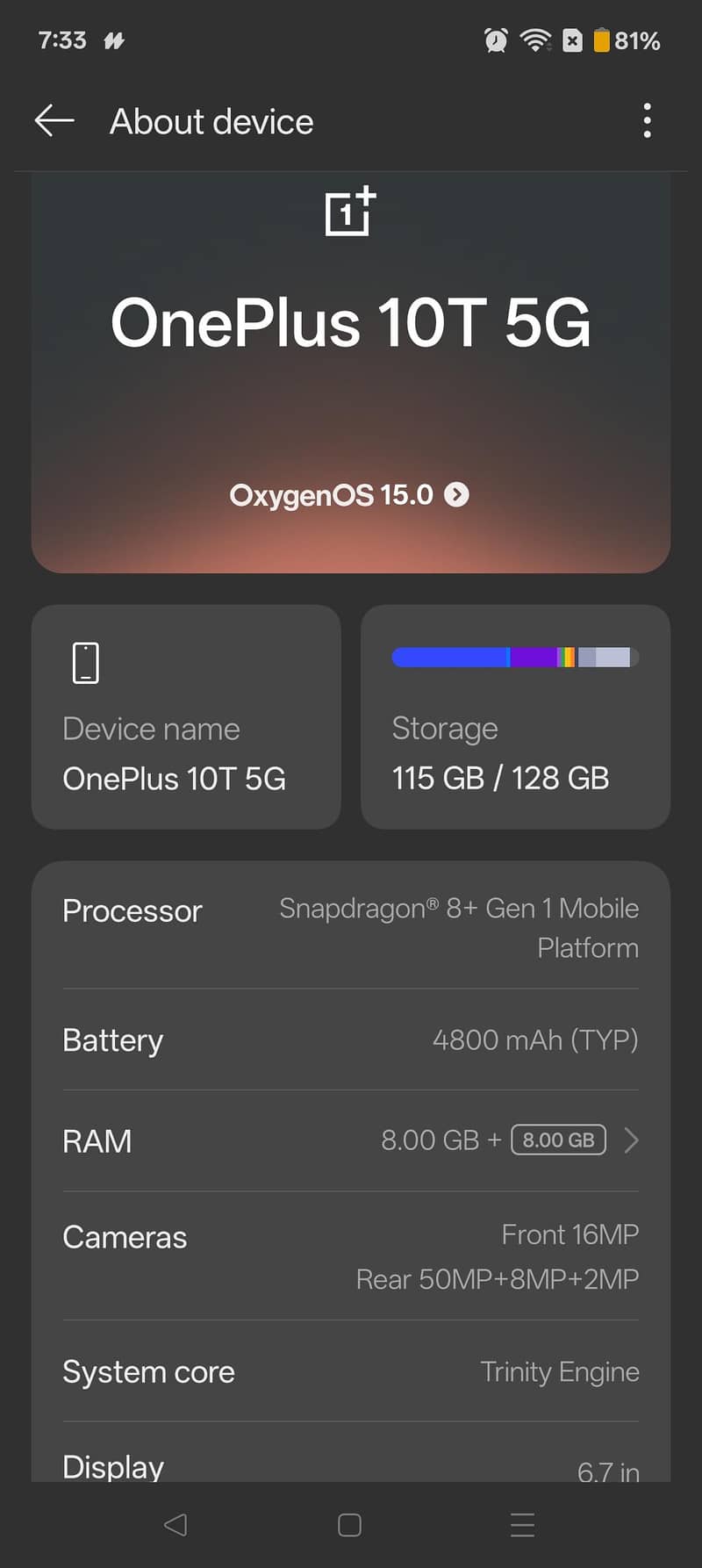 One Plus 10T 2