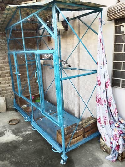 very nice parrots cage