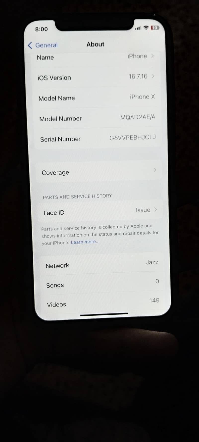Apple iPhone X 5