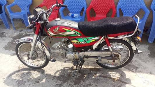Honda CD 70 2022 in very good condition