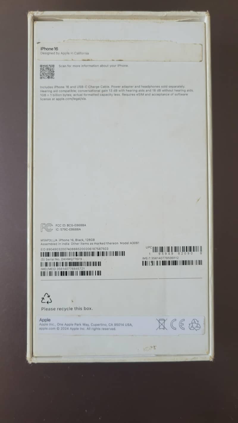 Apple iPhone 16 9