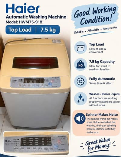 Haier Automatic Washing Machine