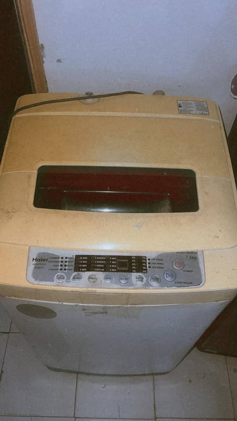 Haier Automatic Washing Machine 1