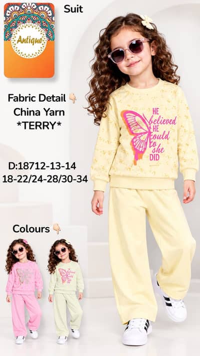 Girl 2 piece suit