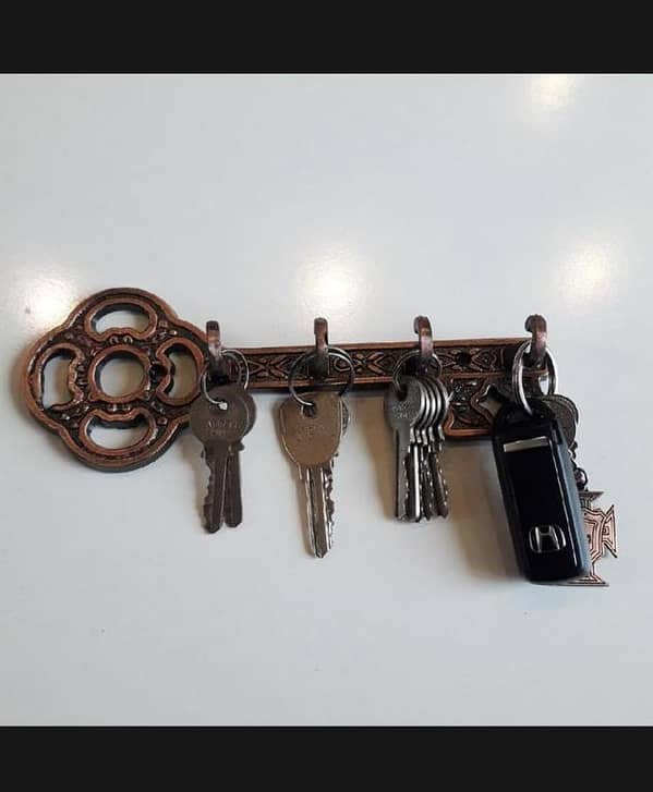 T  Vintage Key Chain