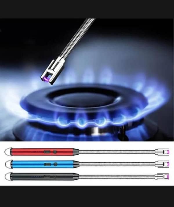 T  Rechargeable Electric USB Lighter Stove Lighter Long Neck Led Best Quality