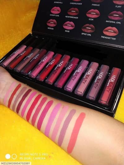 matte lipstick 12 shades long lasting  Pakistani