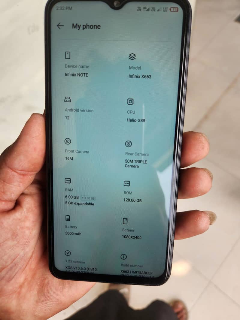 Infinix Note 11 6
