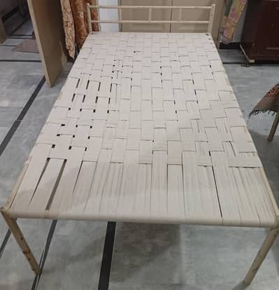 iron bed